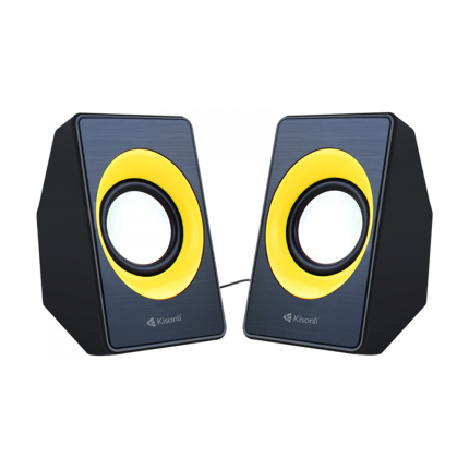 Ηχεία, Kisonli, A-303, 2x3W, USB, Διαφορετικά χρώματα - 22086
