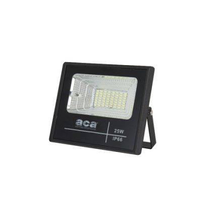 Προβολέας LED ΜΕ Φ/Σ πάνελ 25w 6000K (με καλώδιο 5Μ)