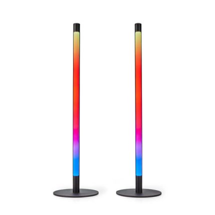 NEDIS WIFILD10RGBW Wi-Fi smart σετ 2 φωτιστικών δαπέδου LED, 36W, 600lm.